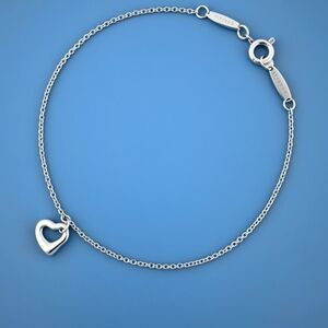 New .Open Heart Bracelet In Sterling Silver Elsa Pretty 💐💞